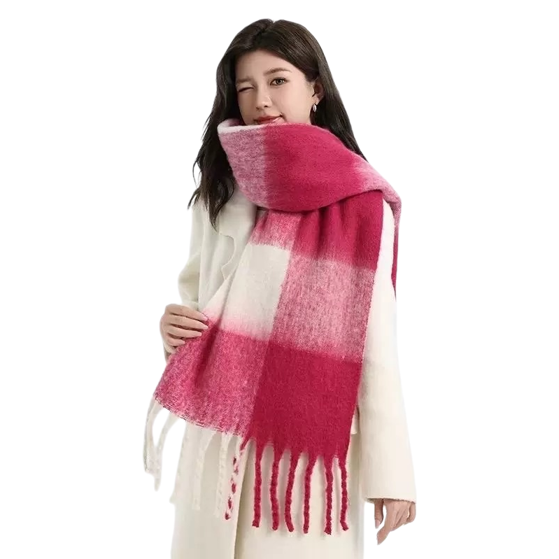 وشاح المرأة الوردي، الذي يتدرج على شكل وشاح Item Picture