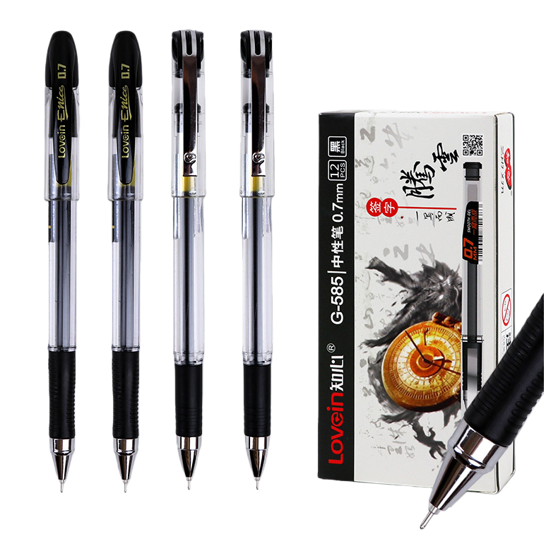 Smooth and smooth gel pen, office writing tool, business meeting signature pen, special for students details Picture
