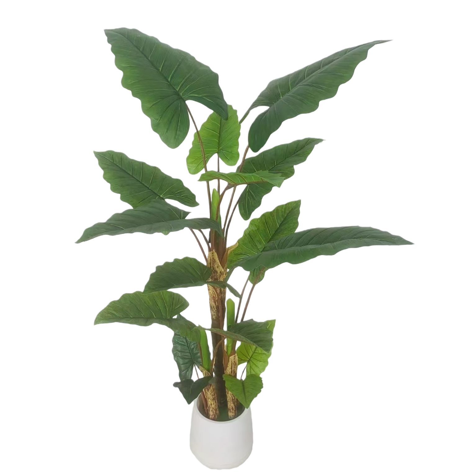 Large-scale artificial green plants, foliage plants, indoor decoration artificial plants, natural and fresh green home ornaments Item Picture