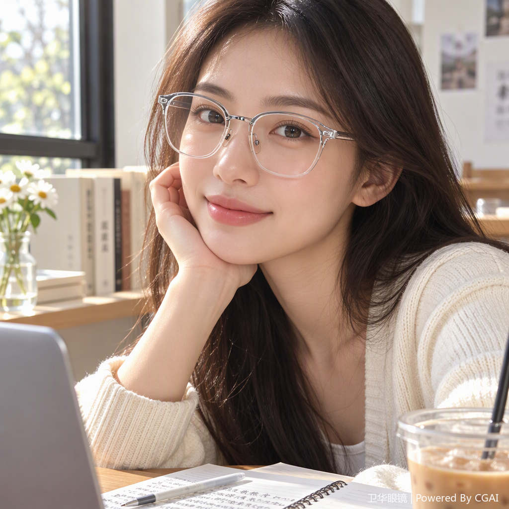 النظارات ذات الإطار المعدني الخفيف من أجل الموضة Application Scenario