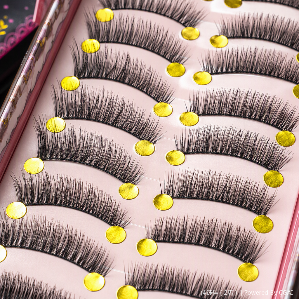 Natural thick false eyelash beauty tool, long-lasting and slender, enhances the natural look of eye makeup, suitable for multiple occasions Application Scenario