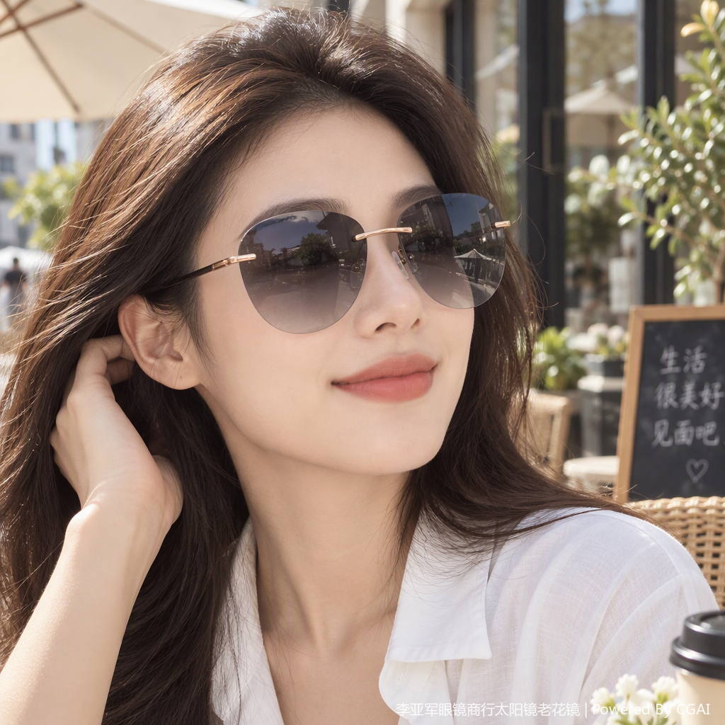 النظارات الشمسية التي تحرف عن الموضة، نظارات شمسية شمسية، ونظارات شمسية واقية من الأشعة فوق البنفسجية، لوازم النظارات الشمسية الترفيهية Item Picture