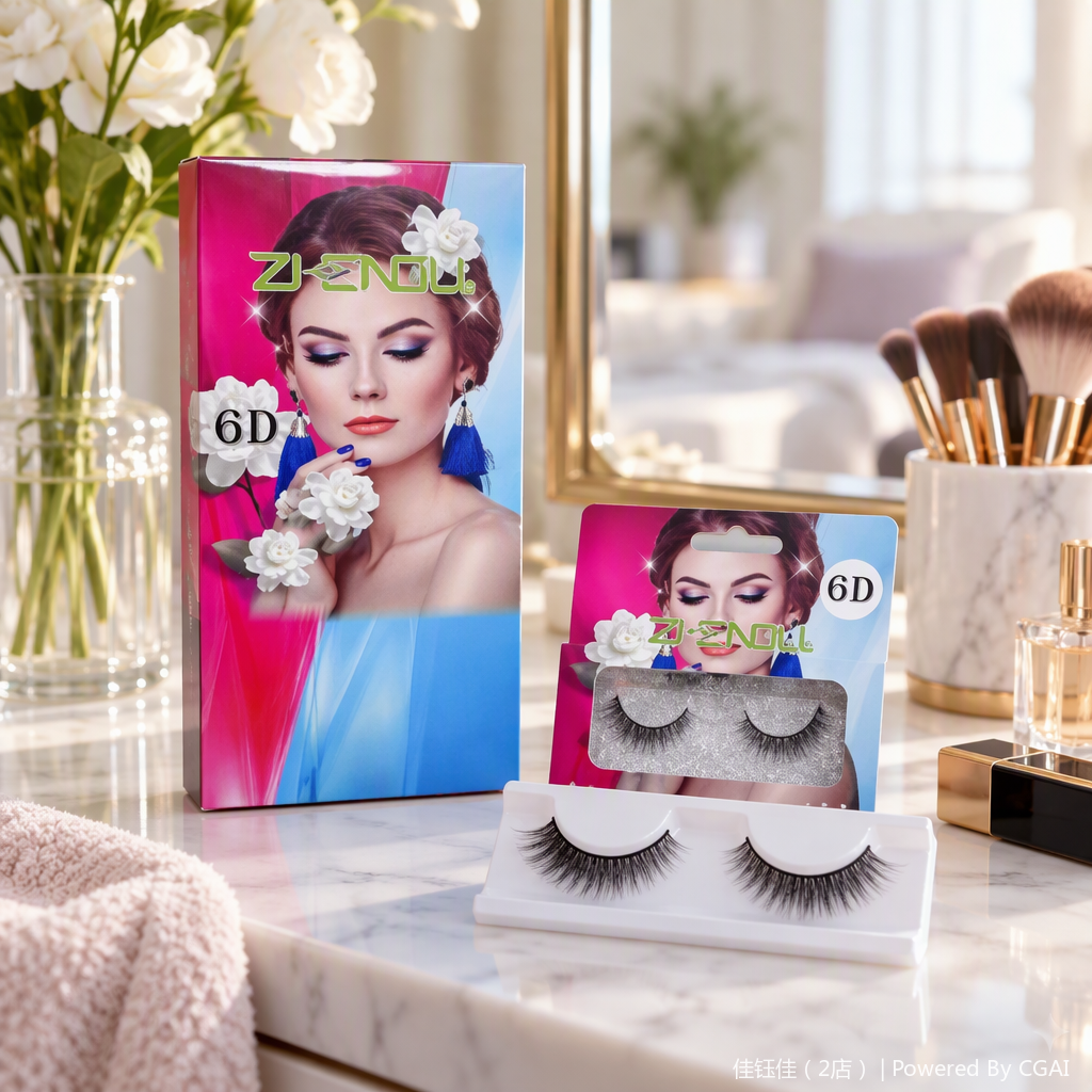 فالمكياج الطبيعي الطويل المميز الطويل الذي يكتنفه الرموش الاصطناعية، يكون خفيف الوزن Item Picture