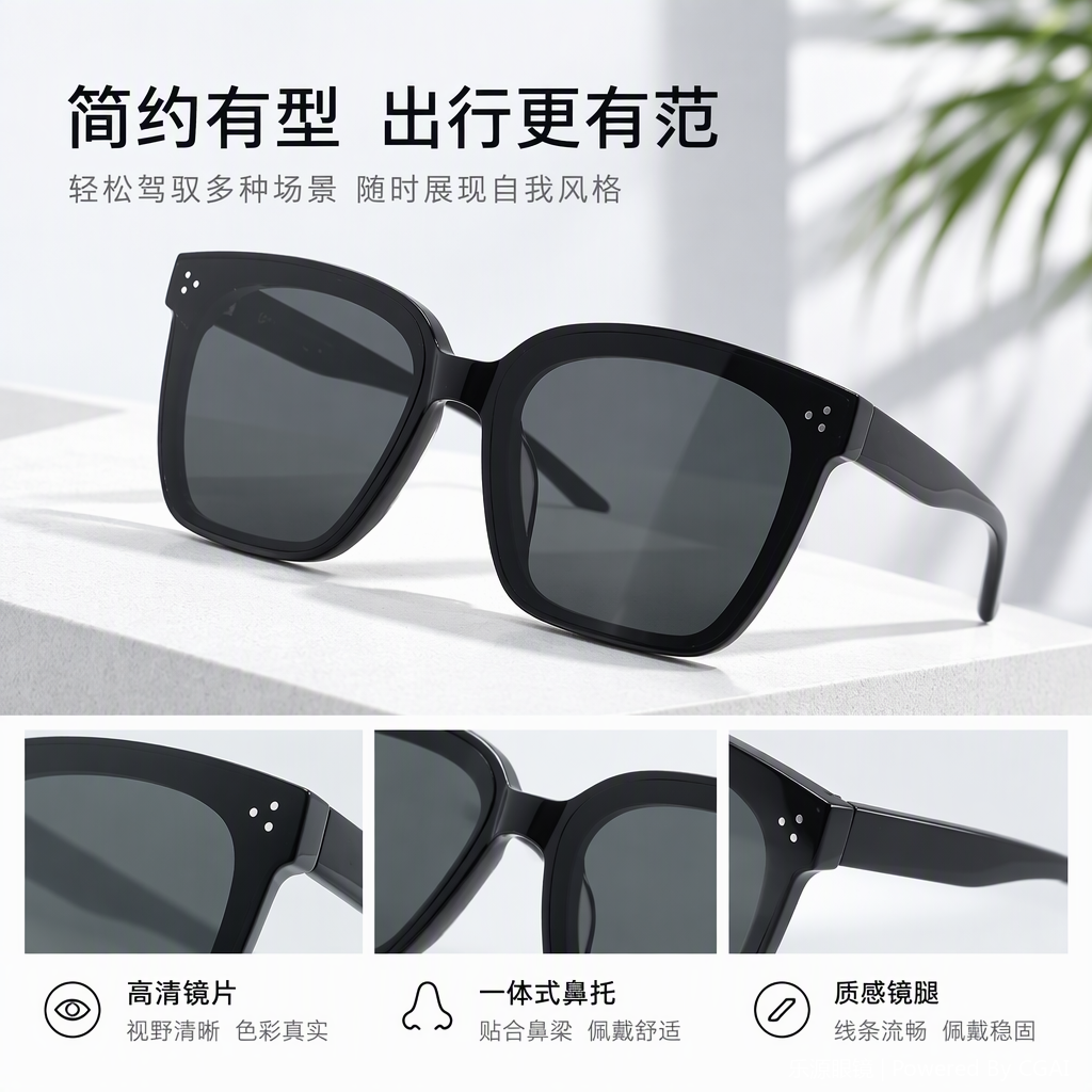 Moda gafas polarizadas hombres y mujeres tendencia gafas de sol protección uv gafas de conducción casual sport Application Scenario
