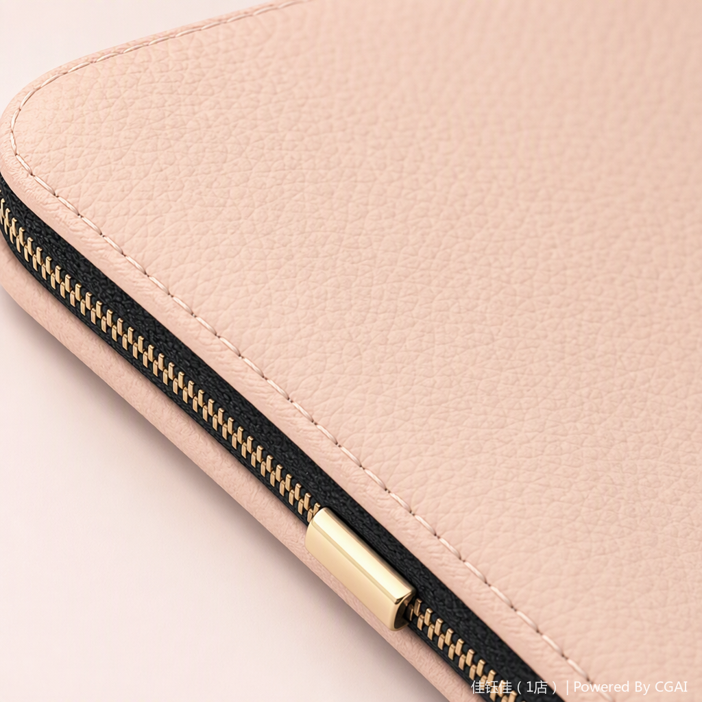 Fashionable and versatile women's wallet, genuine leather with multiple slots, large capacity, casual clutch bag, leather goods bag for women details Picture