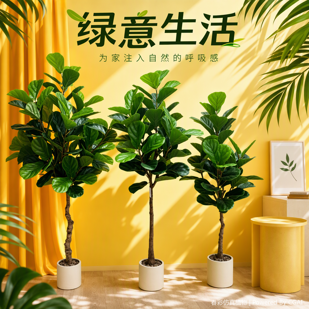 وهناك ثلاثة أنواع من لوحات الزخرفة الزخرفة من النباتات التي ترونها في منطقة يونك تري Specification image