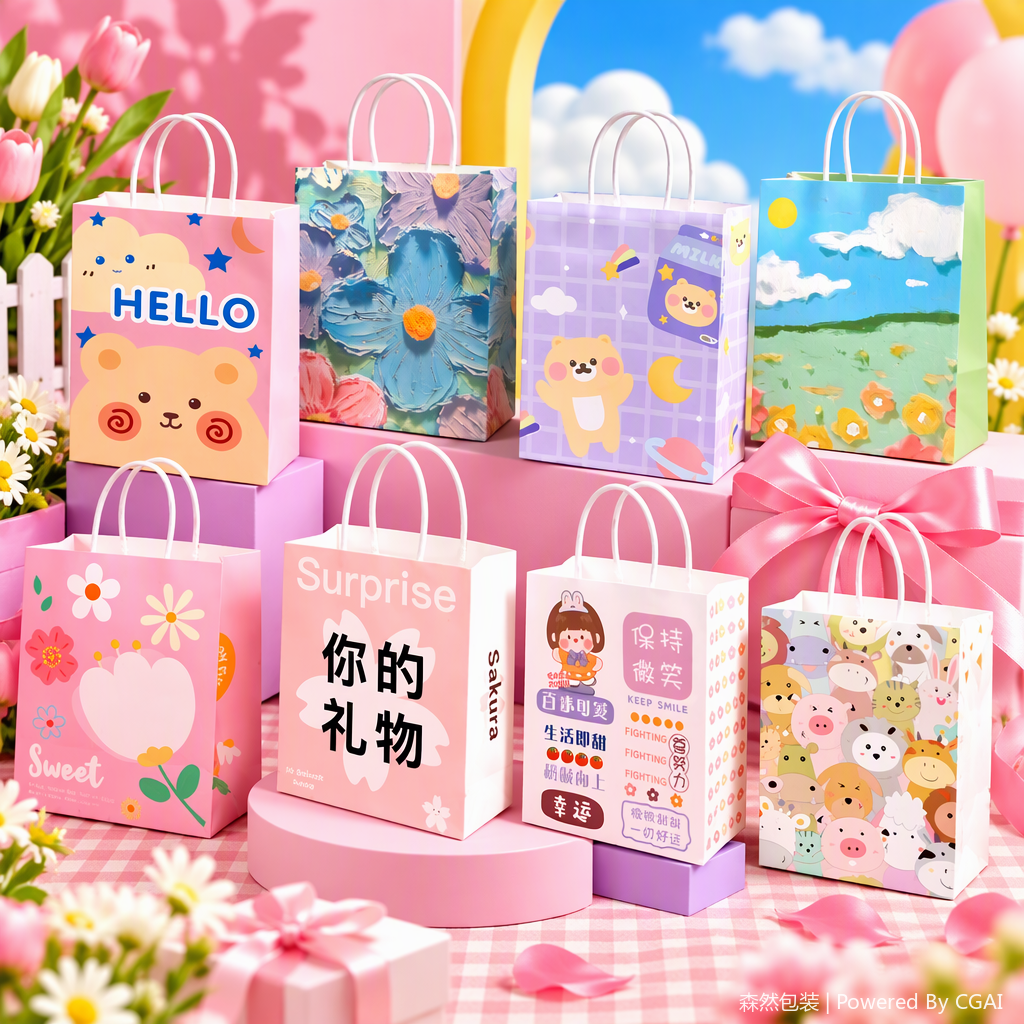 Customized eco-friendly non-woven bags, handbags, shopping bags, packaging fabric customization, multi-purpose durable and environmentally friendly materials Specification image