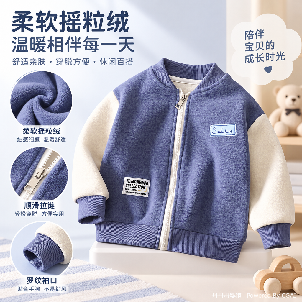 Children's casual jackets for spring and autumn are versatile and warm, suitable for outerwear. They are trendy sports jackets for boys and girls