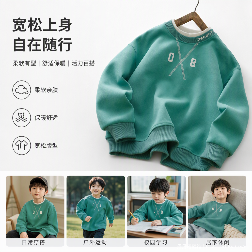 The new autumn collection features loose, casual and versatile long-sleeved sweatshirts, women's velvet jackets, student sport tops, and trendy autumn and winter styles