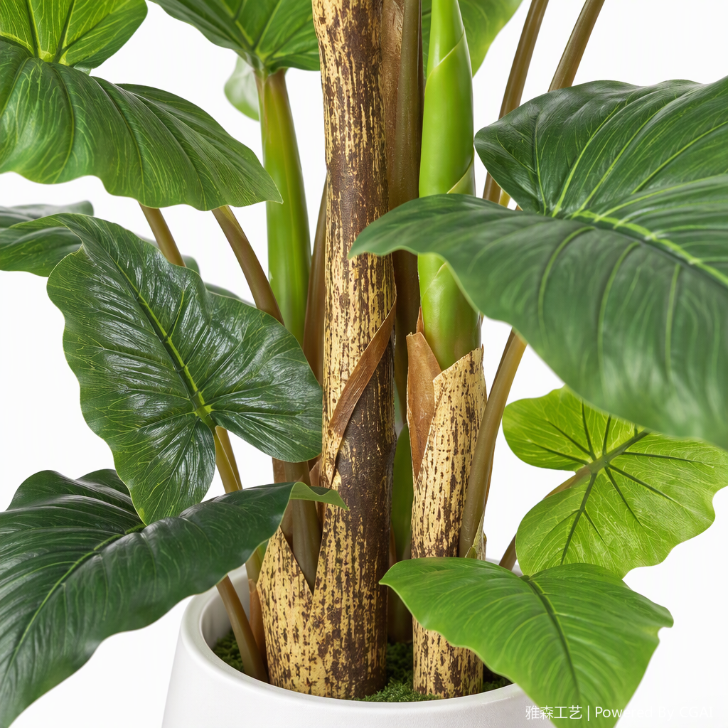 Large-scale artificial green plants, foliage plants, indoor decoration artificial plants, natural and fresh green home ornaments Application Scenario
