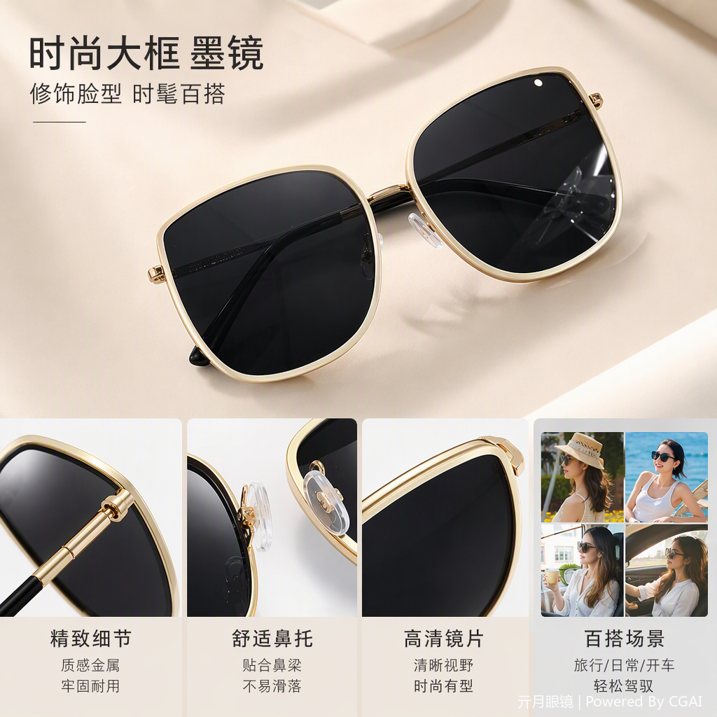 مناظير شمسية، نظارات شمسية، نظارات شمسية مضادة للأشعة فوق البنفسجية Specification image