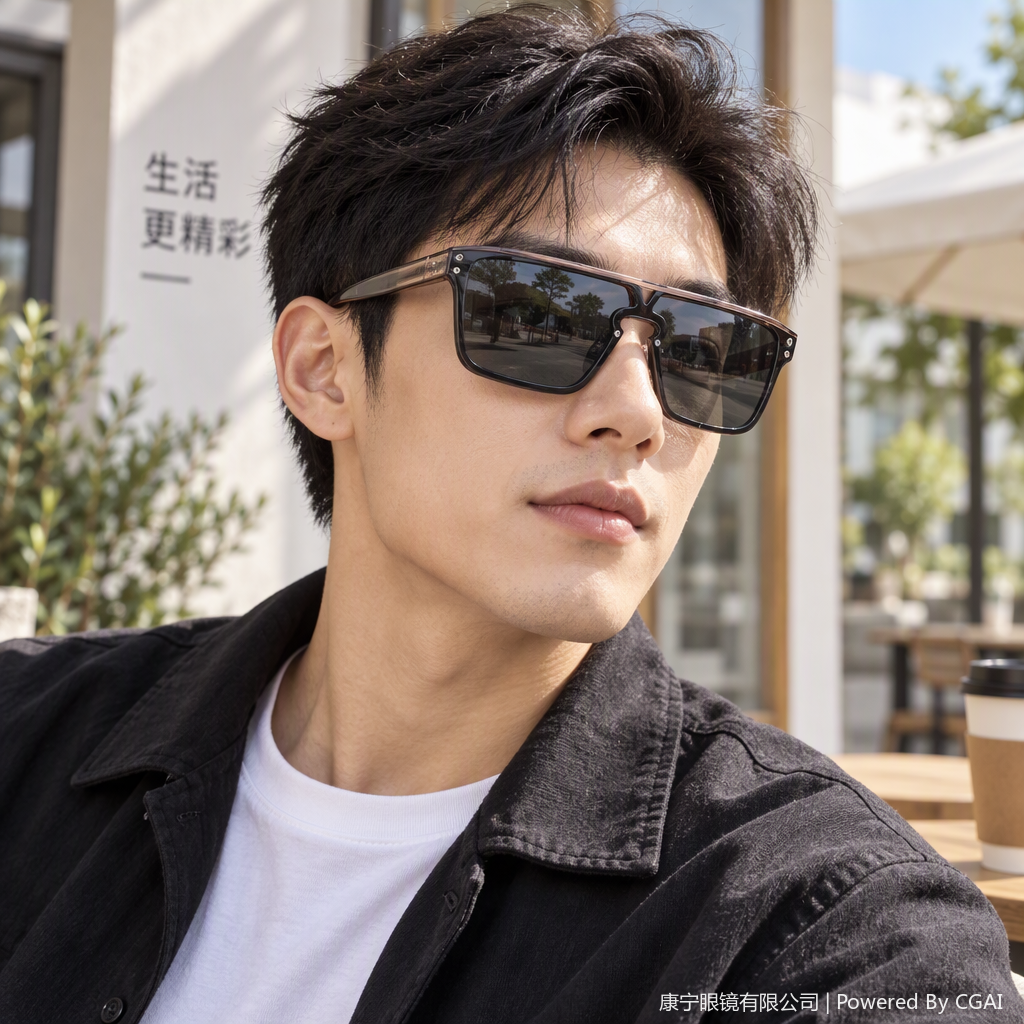 Lightweight UV-resistant polarized sunglasses, trendy, casual, sporty and fashionable accessories for men and women Specification image