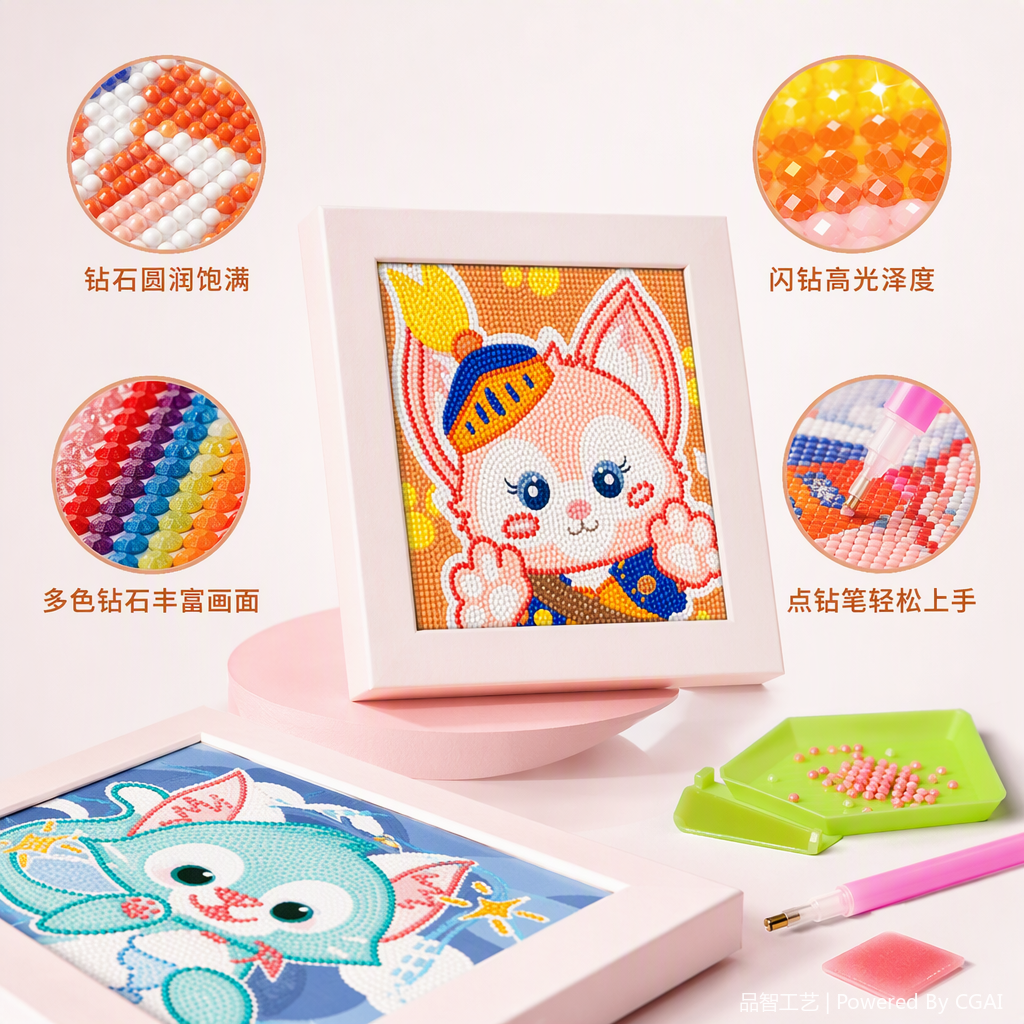 时尚家居装饰画挂画钻石画皮画艺术品客厅卧室墙面装饰精品