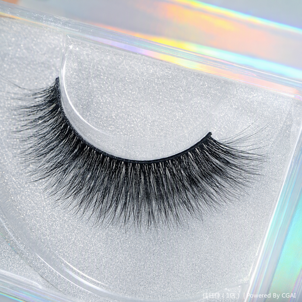 Professional beauty false eyelashes are long-lasting, curly, naturally thick, suitable for daily makeup, and fit comfortably Specification image