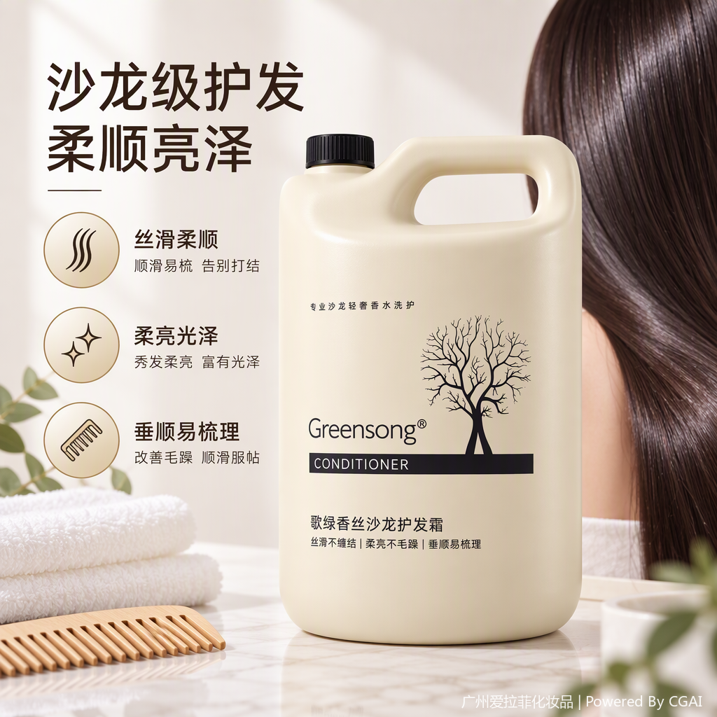Soft, shiny, and silky hair conditioner 