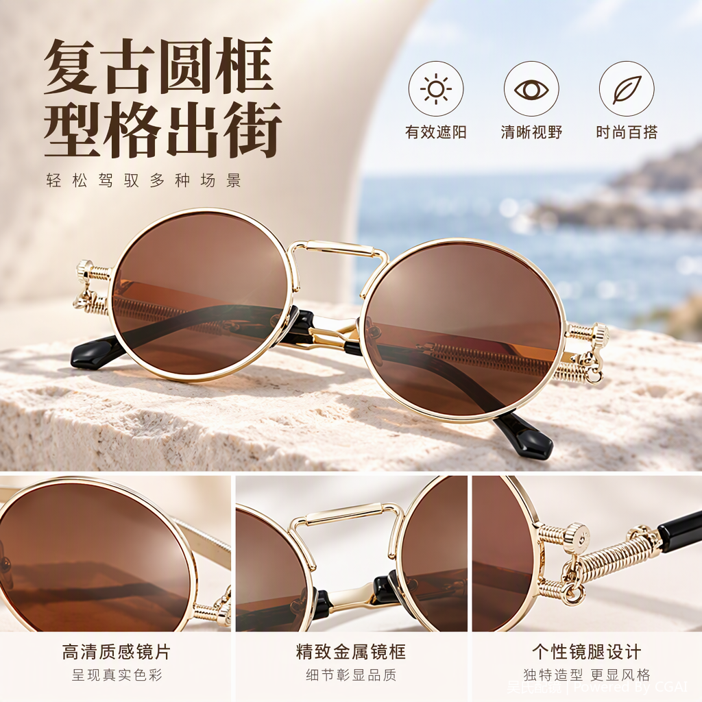 Ligereza gafas polarizadas hombre y mujer protección uv conducción casual outdoor deportes accesorios tendencias modelos Item Picture