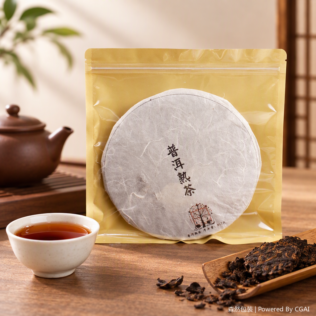 Aged ripe Pu 'er tea, rich and mellow, Yunnan Pu 'er tea gift box, healthy and nourishing tea products Application Scenario