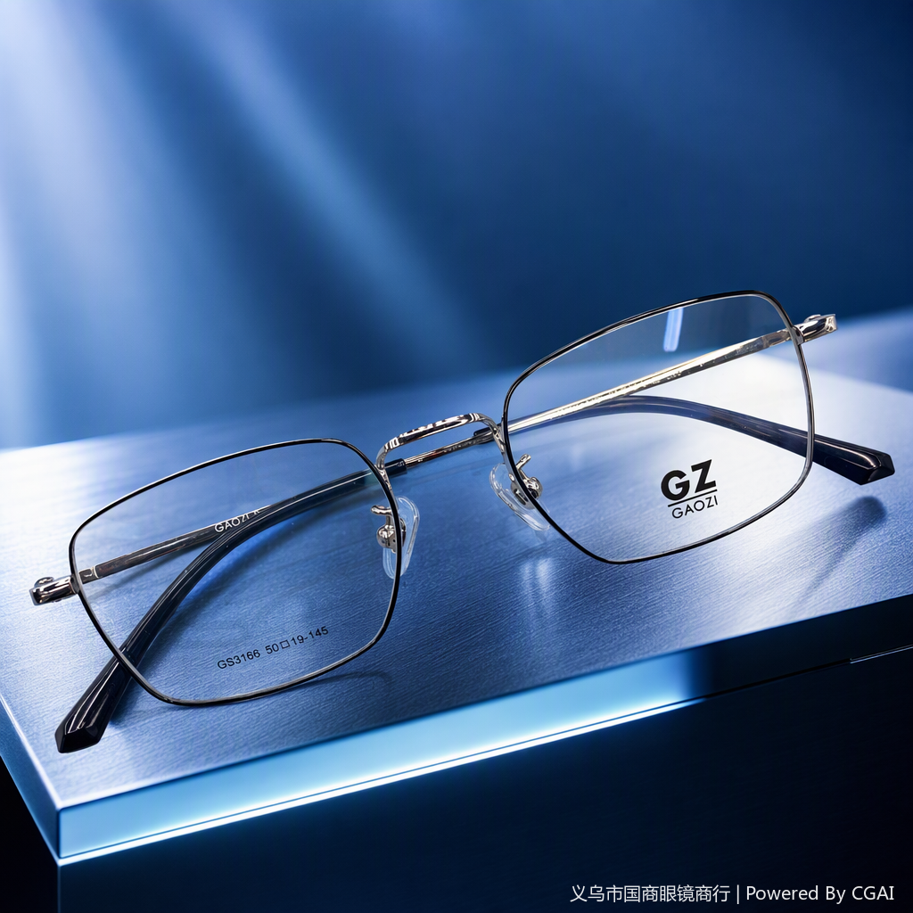 High-definition anti-fatigue metal-framed glasses for both men and women, fashionable, lightweight, comfortable and durable details Picture