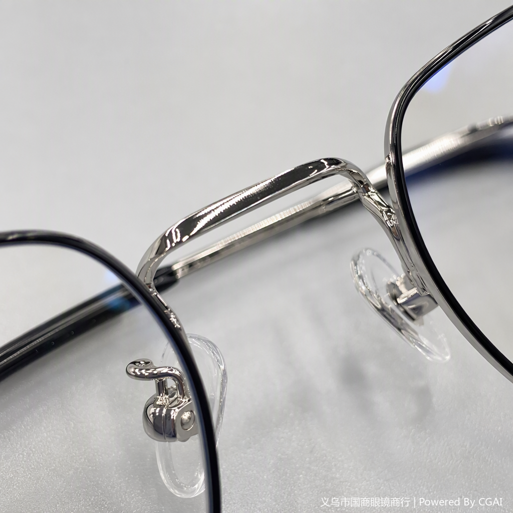 High-definition anti-fatigue metal-framed glasses for both men and women, fashionable, lightweight, comfortable and durable Specification image