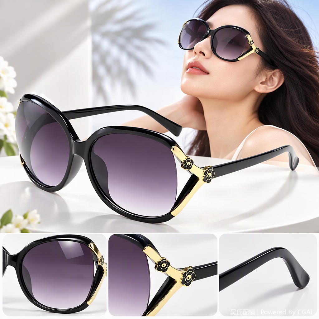 Moda gafas polarizadas hombre y mujer tendencia anti-uv gafas de sol ligereza ligereza casual estilo verano imprescindible Specification image