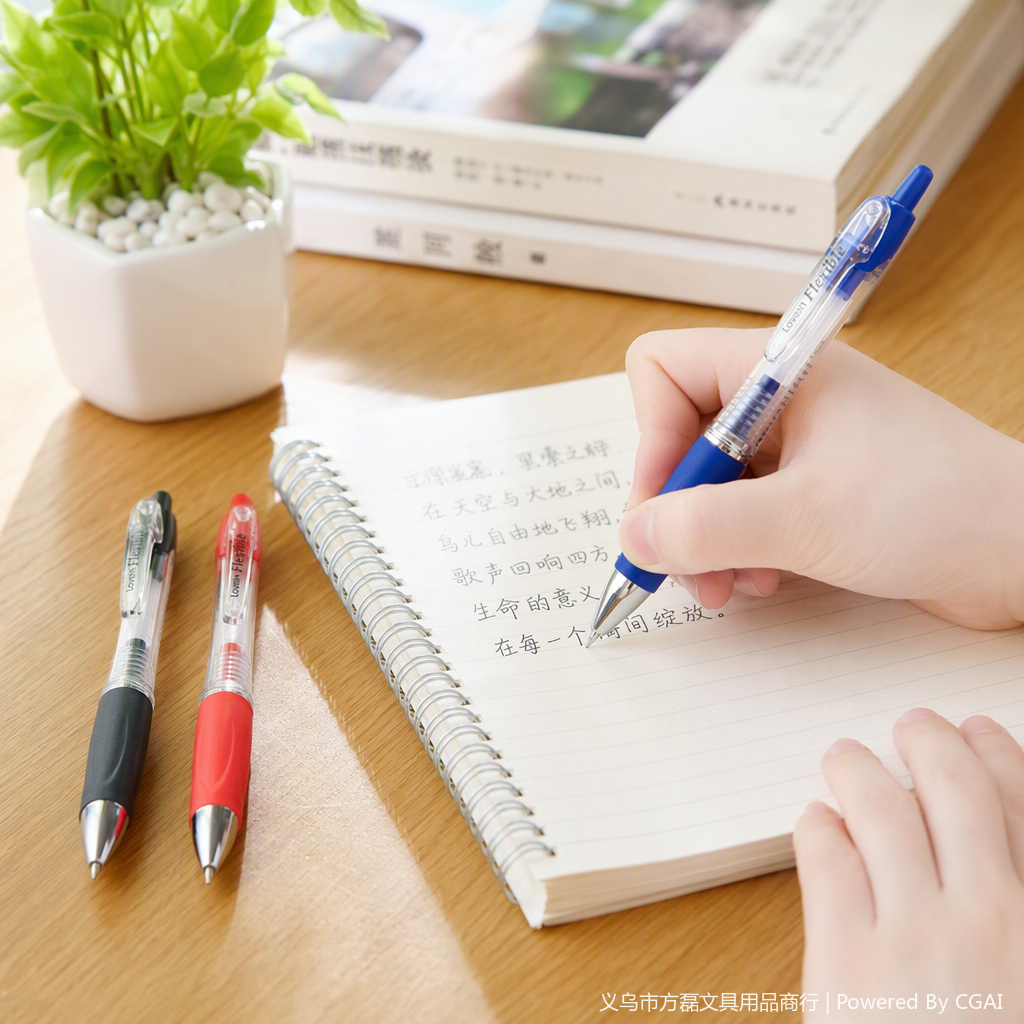 أداة كتابة اختيارية متعددة الألوان من أجل قلم محايد مريح ومريح Item Picture