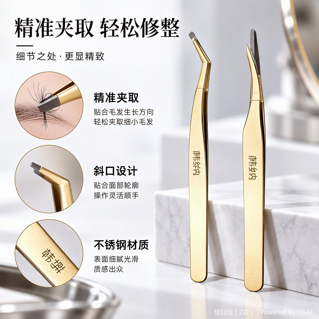 Multi-functional precision tweezers, manual repair clips, meticulous holding tools, metal tweezers set Application Scenario