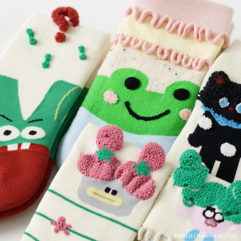 Five pairs of cute cartoon pattern socks for children, boys and girls, sporty and casual pure cotton spring and summer style, trendy and versatile set Application Scenario