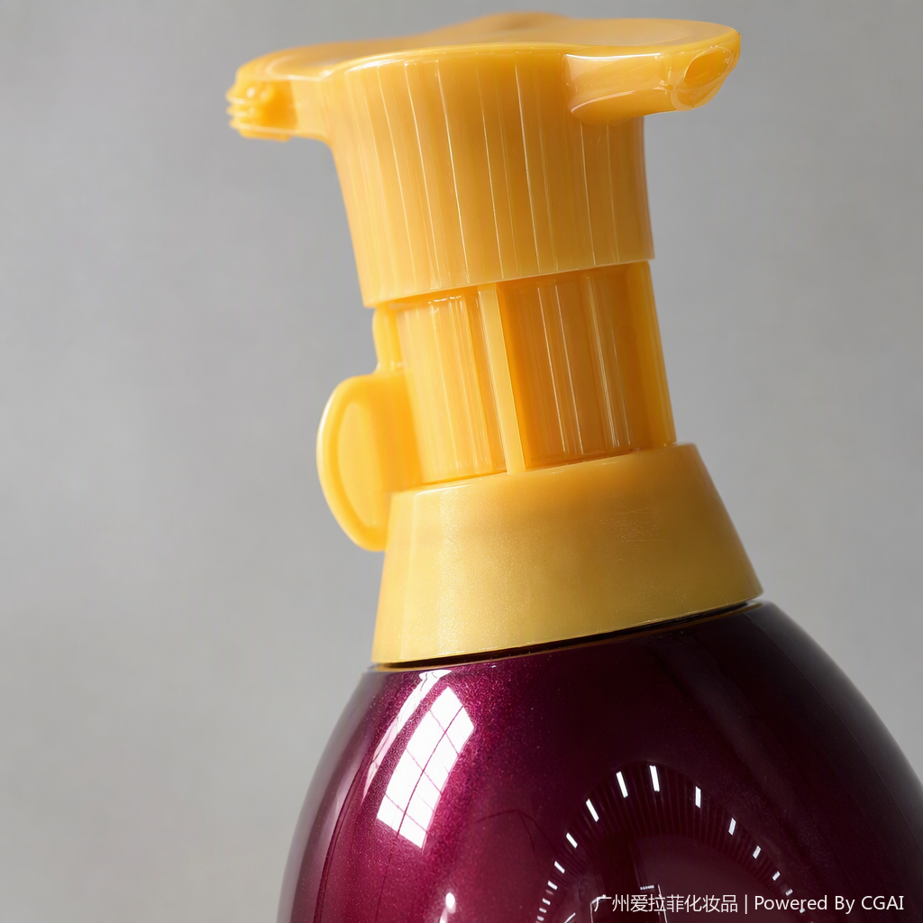 Oil-free, refreshing and volumizing shampoo.  Specification image