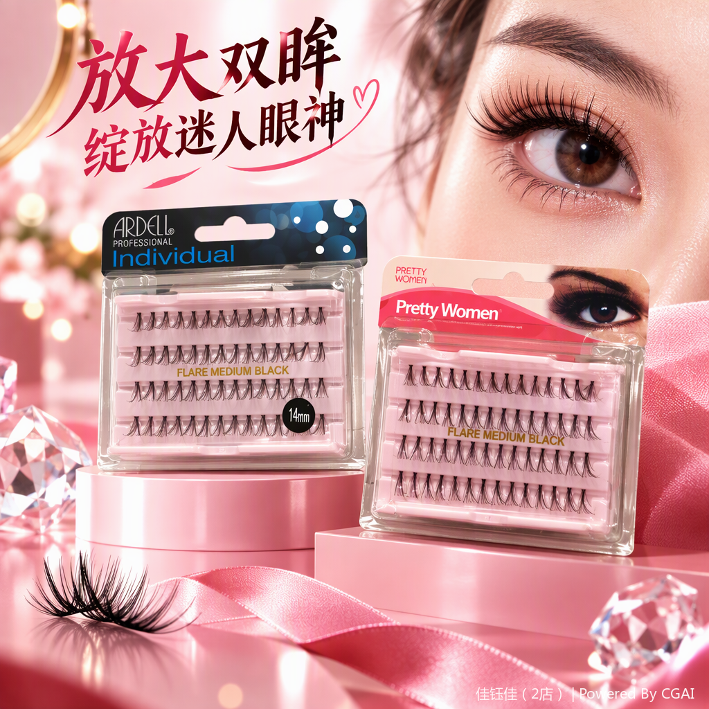 The natural thick false eyelashes are long-lasting and slender. The beauty tool is light and easy to stick. The natural makeup look is suitable for many occasions