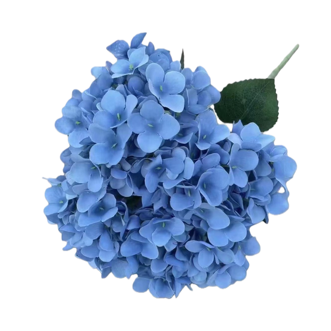 أزهار مطرزة زرقاء جميلة مزخرفة بالزهور اليدوية Item Picture