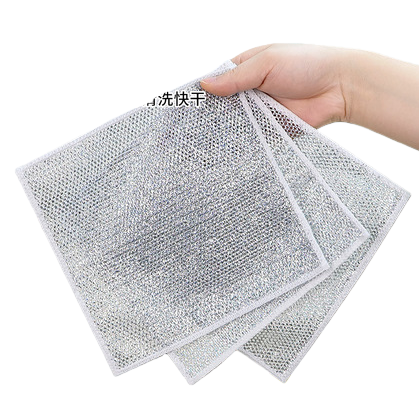 This multi-functional household cleaning cloth, scouring pad, dish towel and kitchen cleaning supplies set is durable and easy to wash hands with details Picture