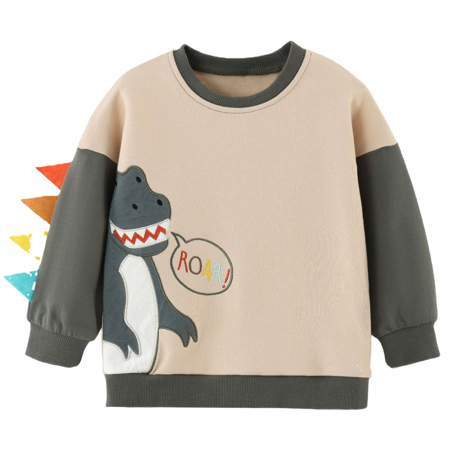 Children's casual sweatshirt, spring and autumn style, baby cartoon long-sleeved top, children's sportswear, children's sweatshirt, trendy and versatile Specification image