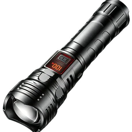 Multi-functional self-defense flashlight, flashlight stick, portable night patrol safety self-defense tool, strong light warning lighting tool Item Picture