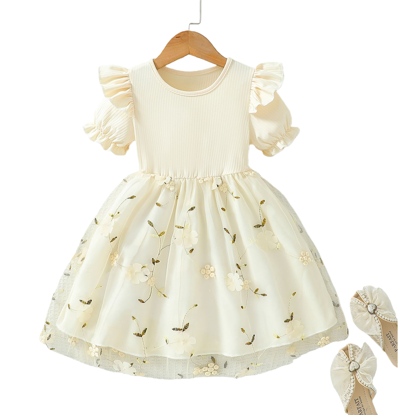 A fashionable, elegant, long, slimming, and versatile women's dress, a new summer trend style details Picture
