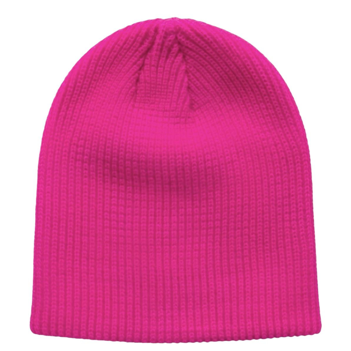 This fashionable and heartwarming bright pink knitted hat is warm and versatile. It's a simple and trendy winter casual women's hat Item Picture