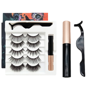Natural and thick false eyelash makeup tools - A special false eyelash set for long-lasting, slender and thick natural makeup looks Specification image
