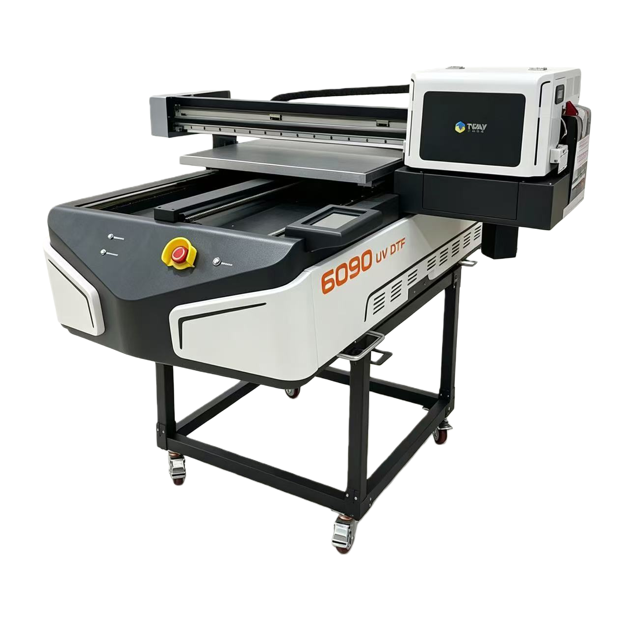6090 UV DTF flatbed crystal label printer for integrated printing of nameplates and crystal stickers