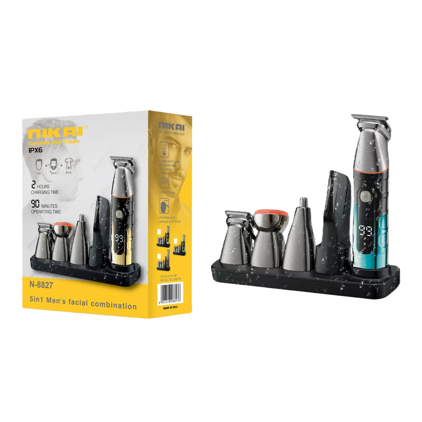 Men's Shaving cream Aftershave Water Set: Deeply nourishing, soothing, moisturizing, refreshing and oil-control men's skin care products details Picture