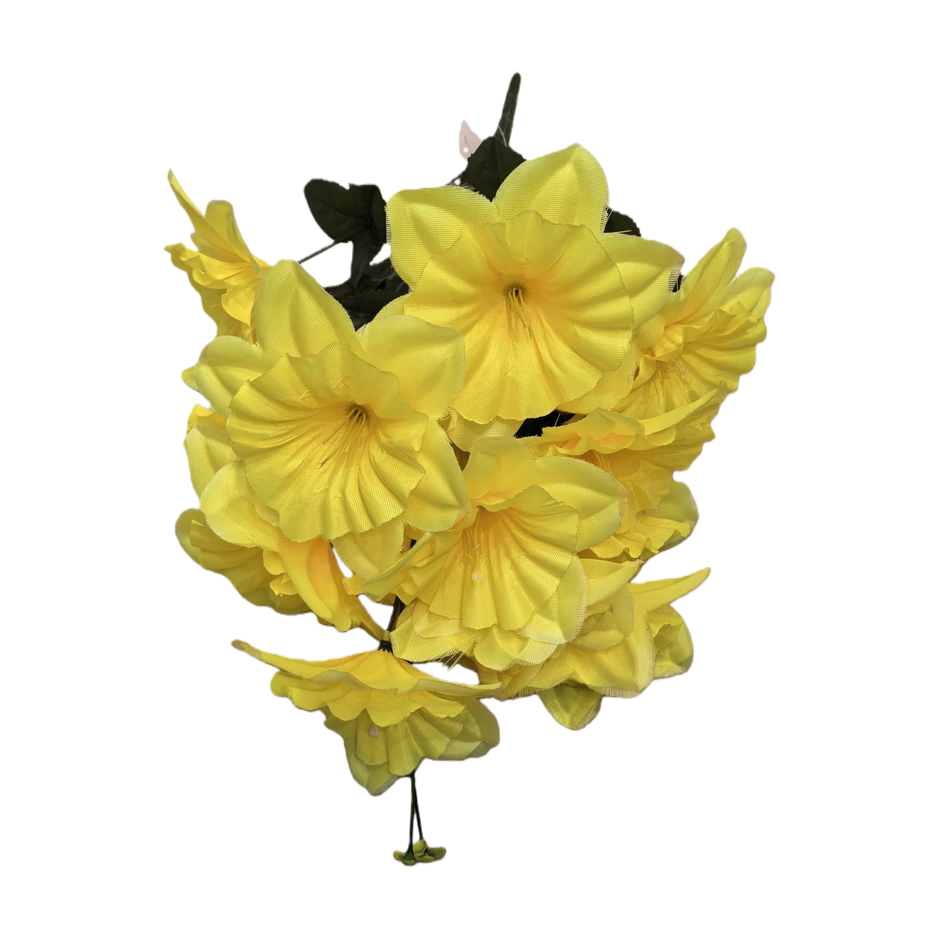 Ramo artificial amarillo cálido decoración de la sala de estar boda arreglo de la boda simulación arreglos florales Item Picture