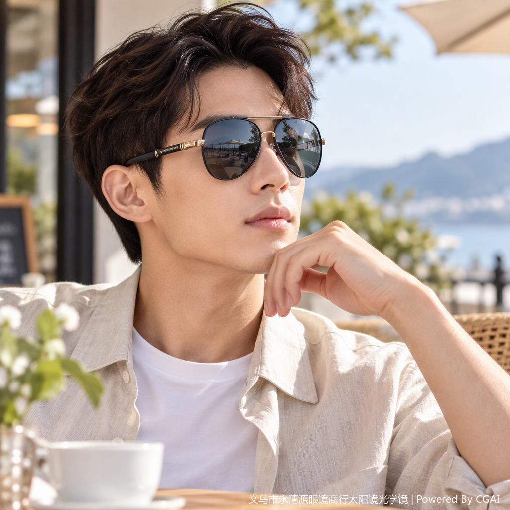 Fashionable polarized sunglasses, trendy sunglasses for men and women, UV-protective driving sunglasses, casual sports sunglasses