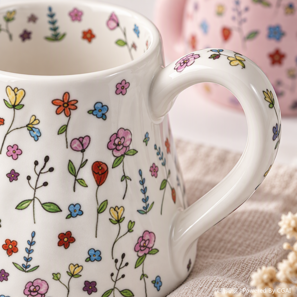 Фирменная керамическая марка, домашний кофе, молочный стакан, краткий презент для студентов Application Scenario