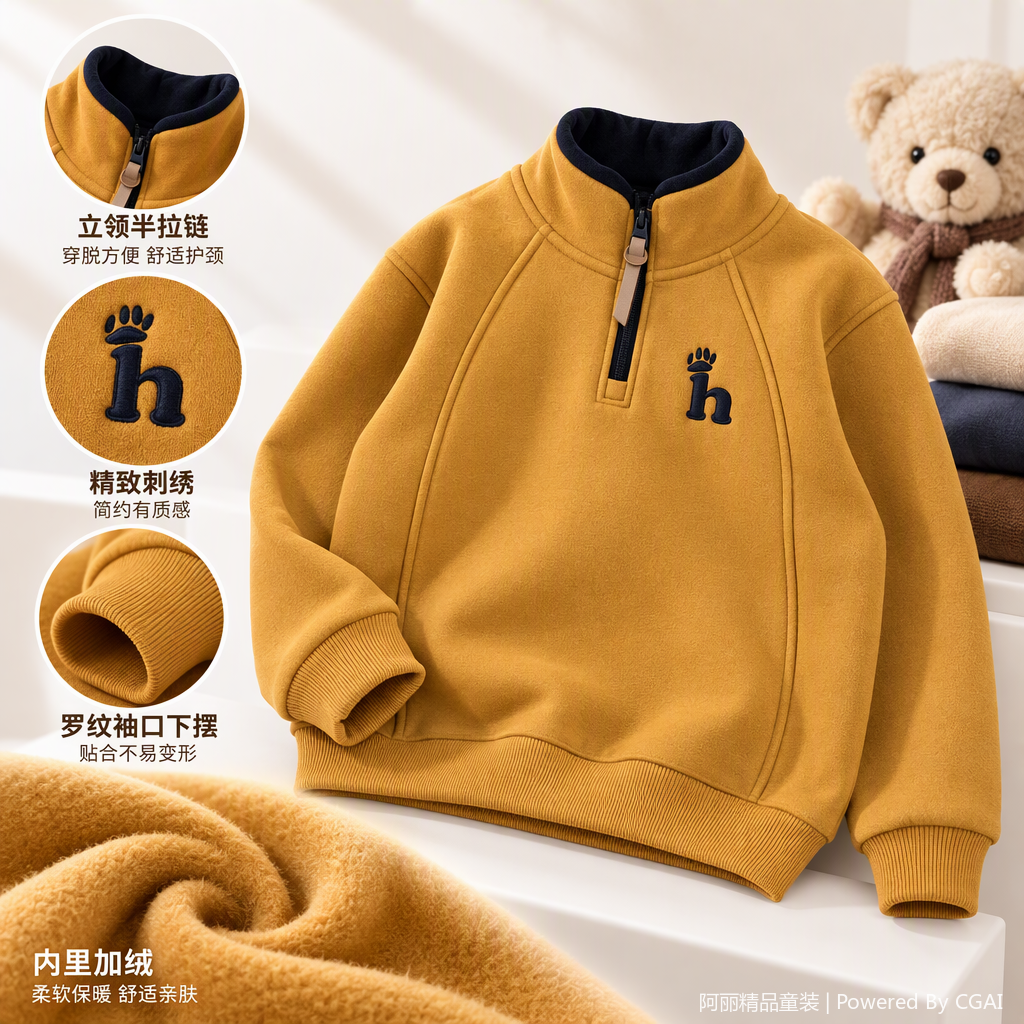 Импорт свободной одежды модной одежды для мужчин и женщин осенью details Picture