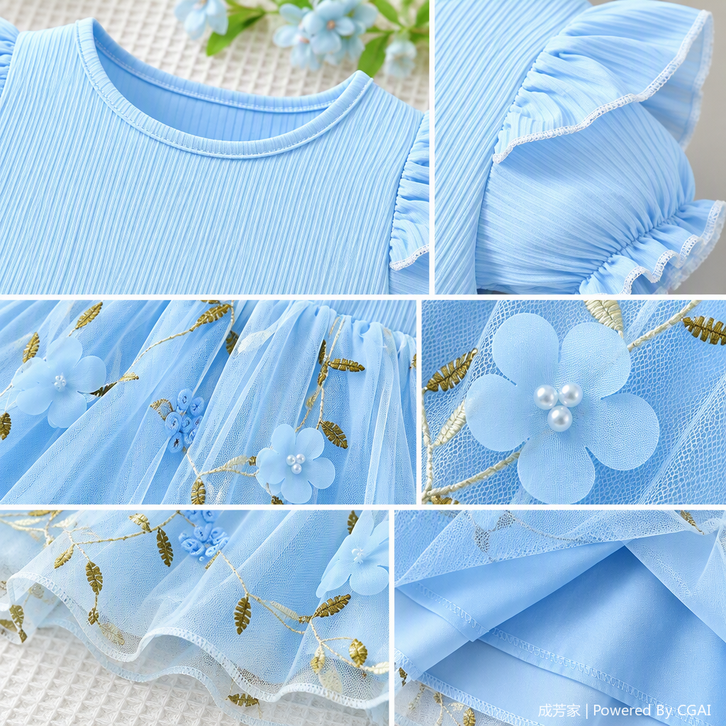 Fashionable and elegant long dress for women, versatile and slimming. New spring and summer dress trend style Specification image