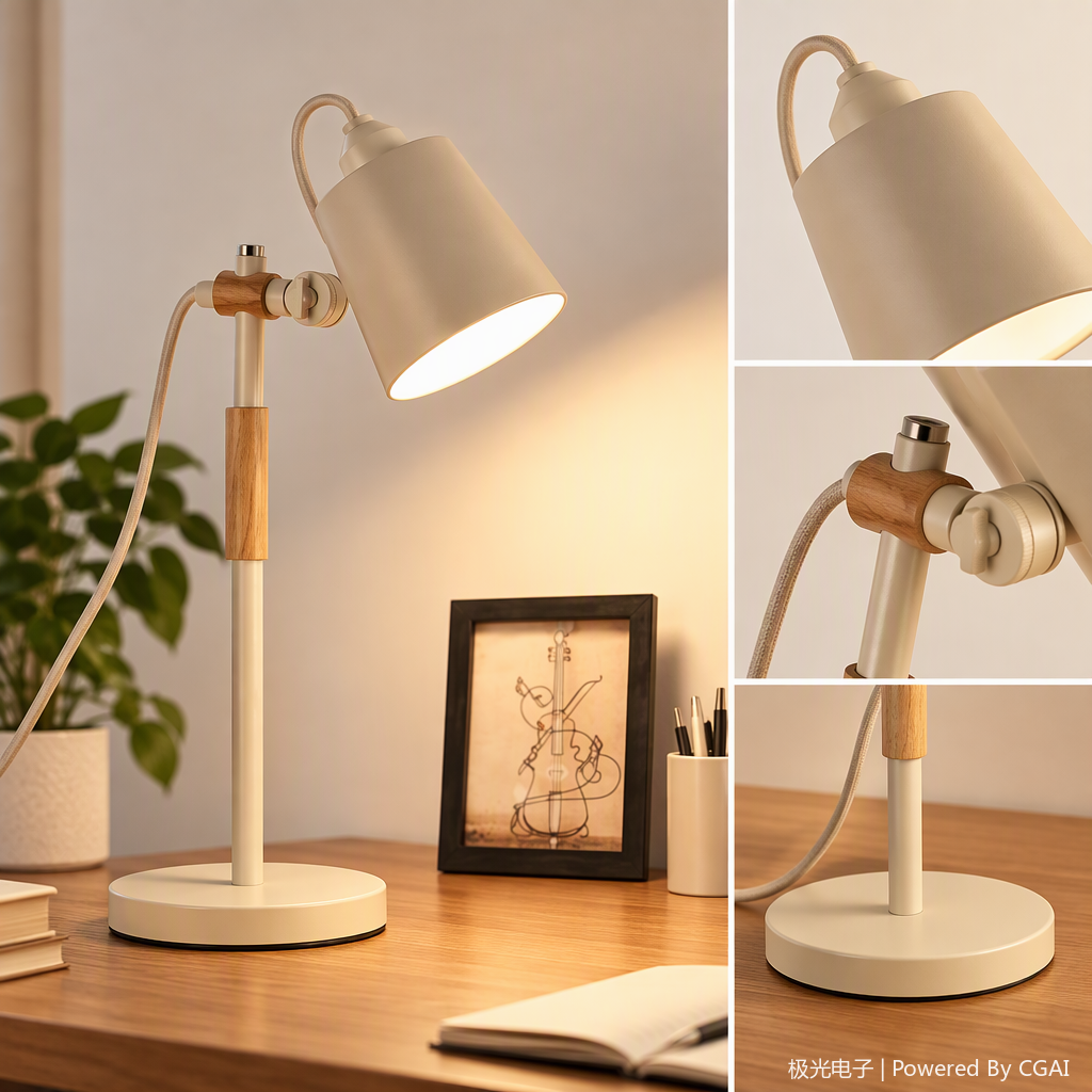 Eye-protecting study desk lamp, night lamp, lighting reading desk lamp, desk lamp, eye-protecting book lamp, student study room lighting fixtures Specification image
