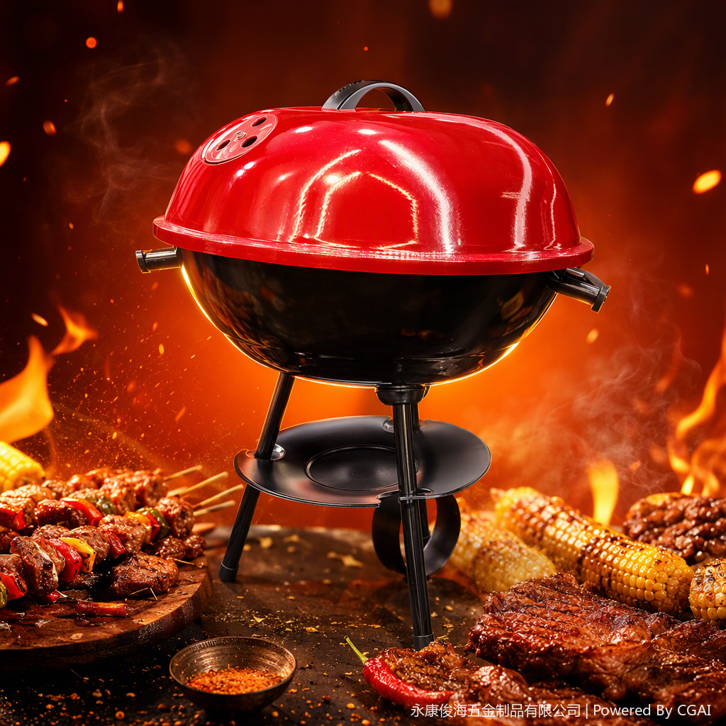 فرن متنقل متعدد الأغراض مزود بمعدات شواء في الهواء الطلق Specification image
