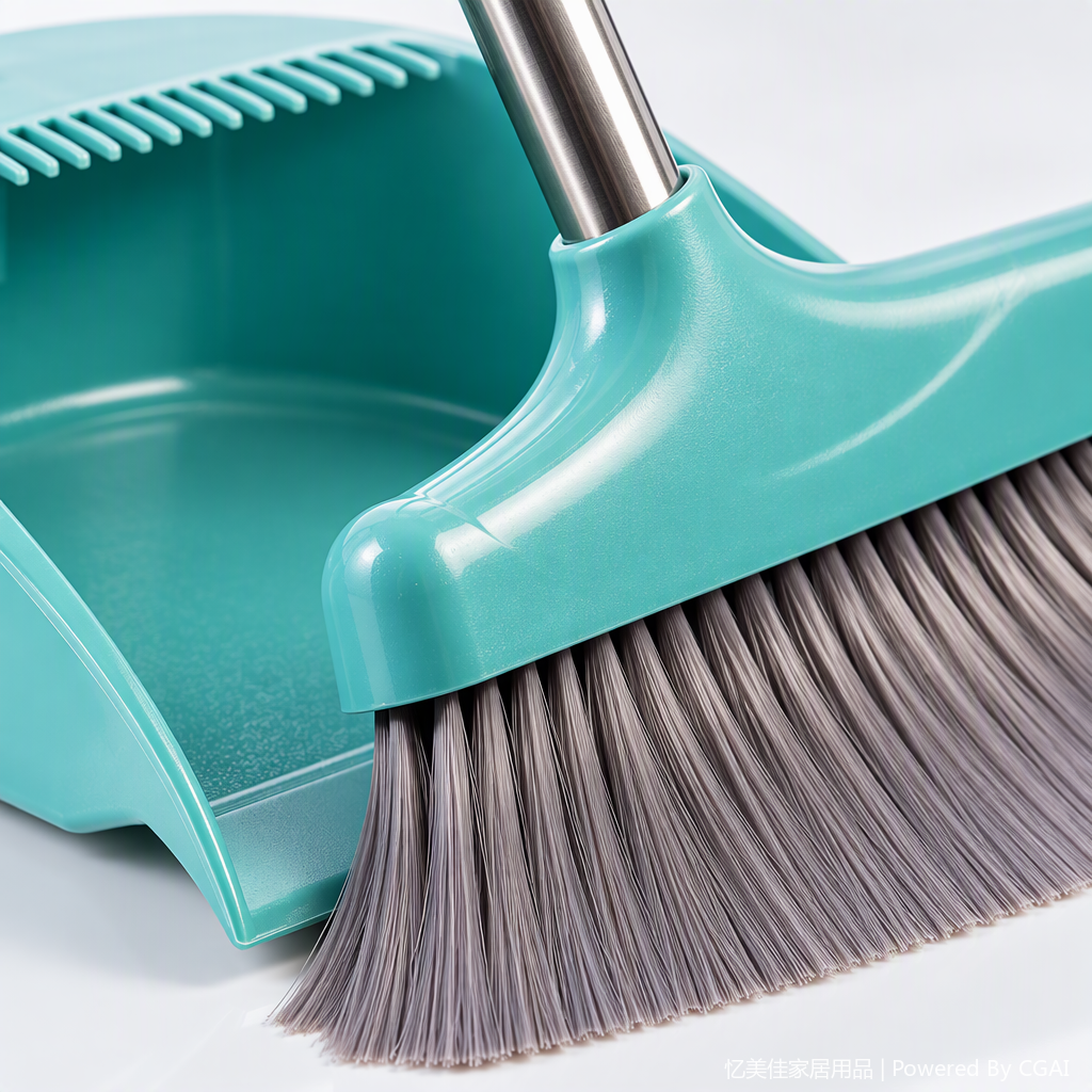 The multi-functional household broom and dustpan set is a durable and practical cleaning tool, an essential item for floor cleaning Application Scenario