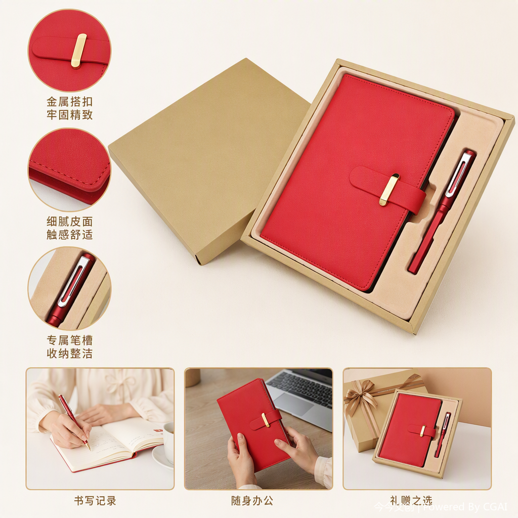 Multi-functional office cultural paper products, notebooks, student business notebooks, portable writing books Application Scenario