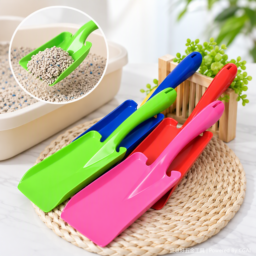 Durable metal handle multi-functional agricultural shovel, suitable for soil loosening and digging in horticultural construction