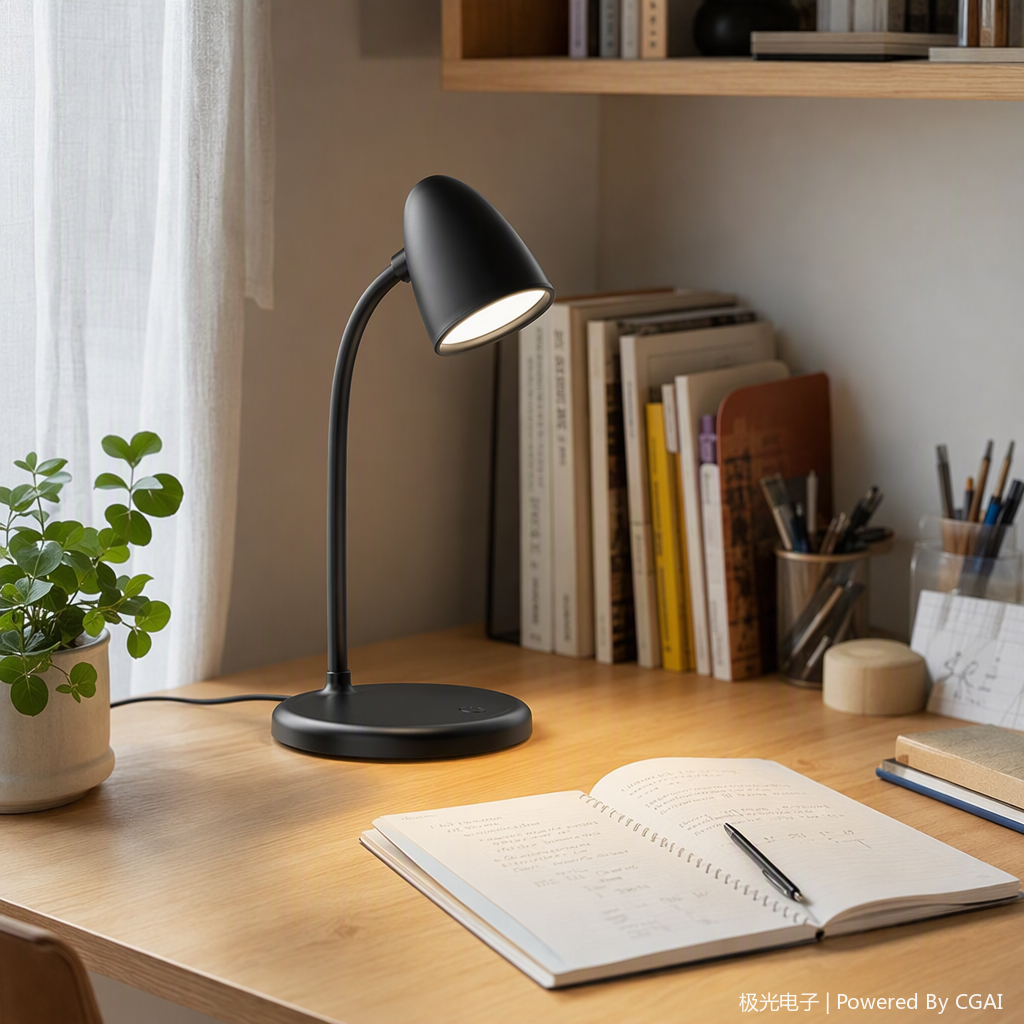 Eye-protecting study desk lamp, night lamp, lighting reading desk lamp, warm and soft light desk lamp, student dormitory lighting fixtures details Picture