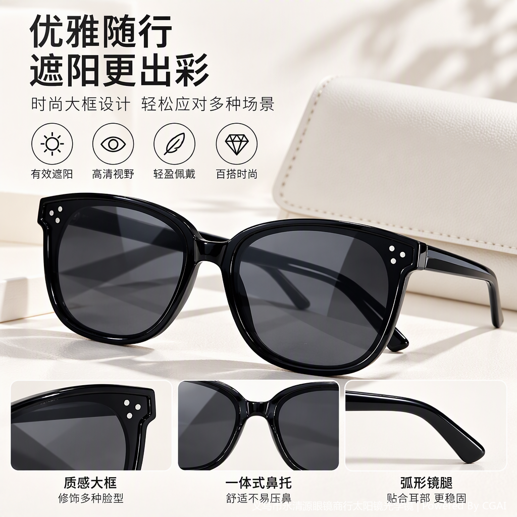 Fashionable polarized sunglasses for men and women, trendy UV protection polarized glasses, driving sunglasses, casual sunglasses Fashionable polarized sunglasses for men and women, trendy UV protection polarized glasses, driving sunglasses, casual sunglasses